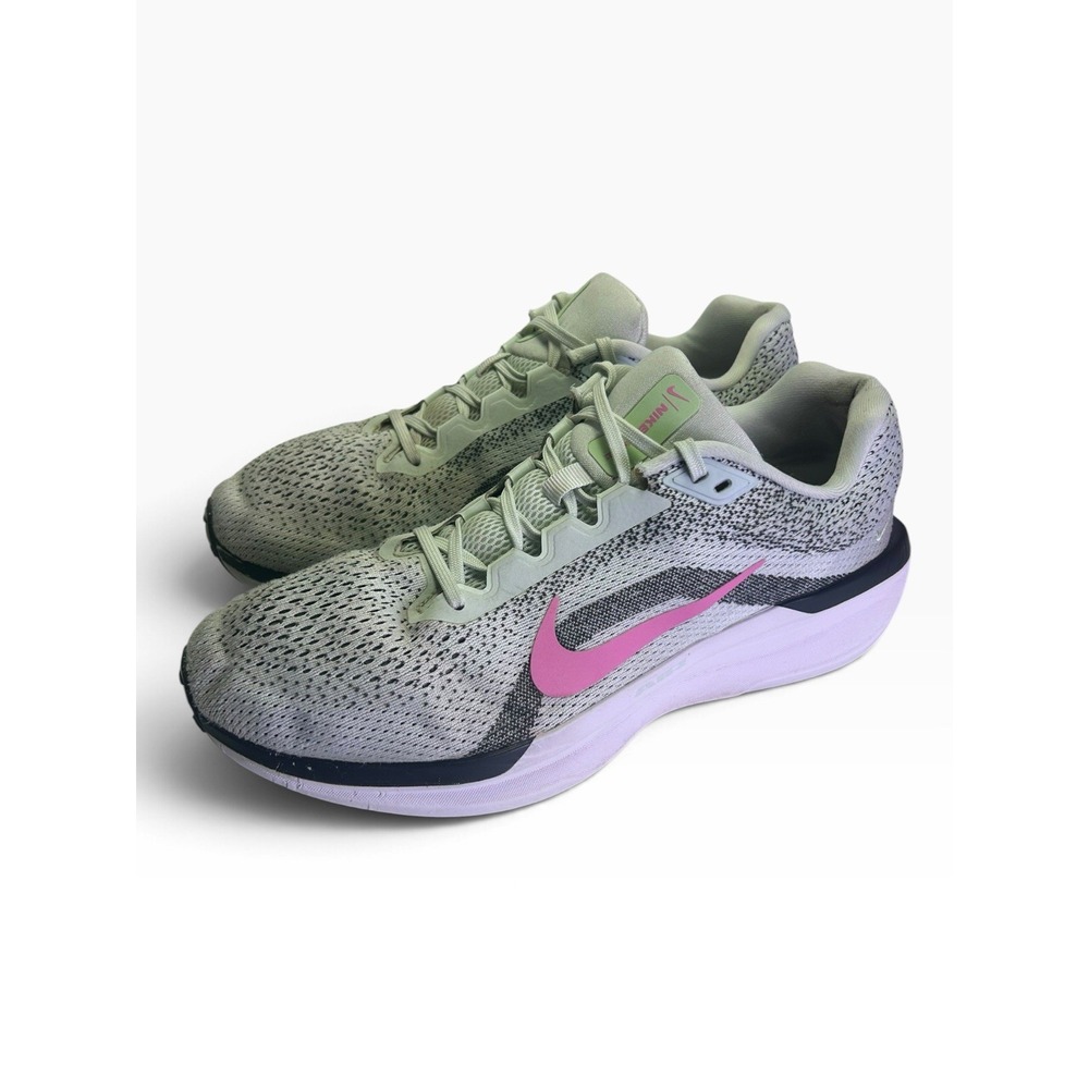 Nike Air Winflo 11 Barely Green Pink Women's Running Shoes FJ9510-300 Size 11